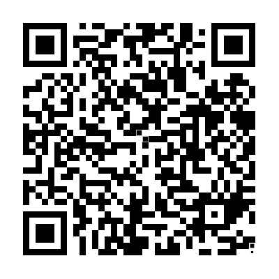 Animated QR code with a circular ripple moving through its modules