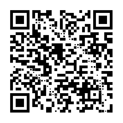 Animated black and white QR code with a subtle wireless ripple moving through its modules