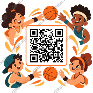 Passing Hands Frame artwork with a customizable QR code area