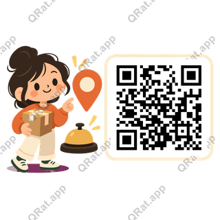 Click-and-Collect Phone artwork with a customizable QR code area