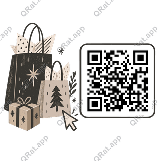 Gift Hunt Bags artwork with a customizable QR code area