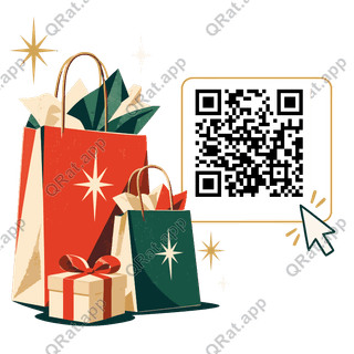Gift Hunt Bags artwork with a customizable QR code area