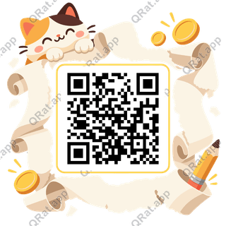 Receipt-Roll Frame artwork with a customizable QR code area