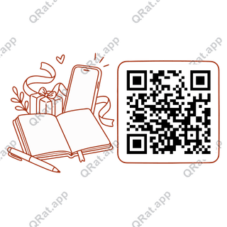 Wish-List Desk artwork with a customizable QR code area