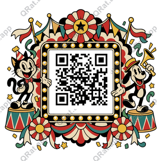 Scalloped Light Frame artwork with a customizable QR code area