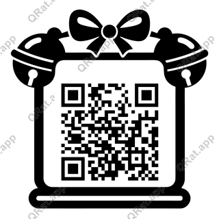 Bell Pair artwork with a customizable QR code area