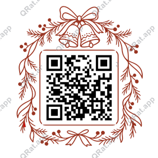 Bell Frame artwork with a customizable QR code area
