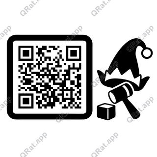 Elf Tools artwork with a customizable QR code area