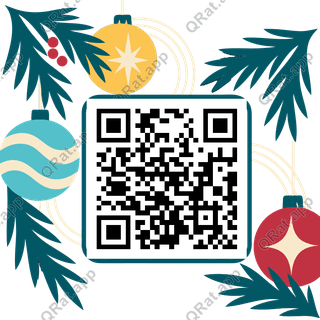 Ornament Arch Travel-Poster Frame artwork with a customizable QR code area