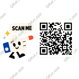 Pointer Scan Me artwork with a customizable QR code area