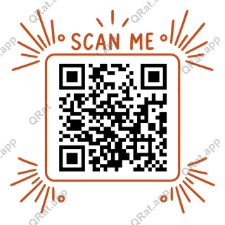 Sunray Corners Scan Me artwork with a customizable QR code area