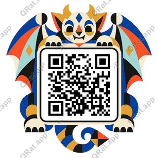 Gargoyle Frame artwork with a customizable QR code area