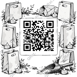 Reusable Luminary Frame artwork with a customizable QR code area