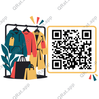 New Finds artwork with a customizable QR code area