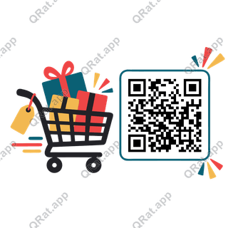 Quick Cart artwork with a customizable QR code area