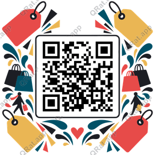 Blank Tags artwork with a customizable QR code area