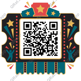 Ticket Tabs artwork with a customizable QR code area