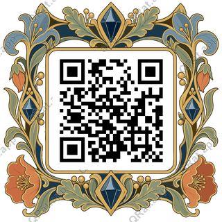 Original Championship Ring Frame artwork with a customizable QR code area