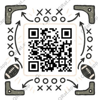 Playbook Route Frame artwork with a customizable QR code area