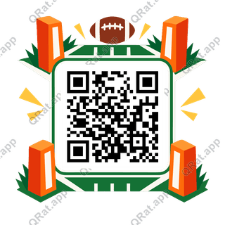 Pylon Corner Frame artwork with a customizable QR code area