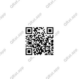 Wishbone-and-Ribbon Frame artwork with a customizable QR code area