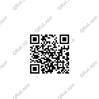 Wishbone-and-Ribbon Frame artwork with a customizable QR code area